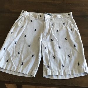 Polo by Ralph Lauren seersucker striped shorts